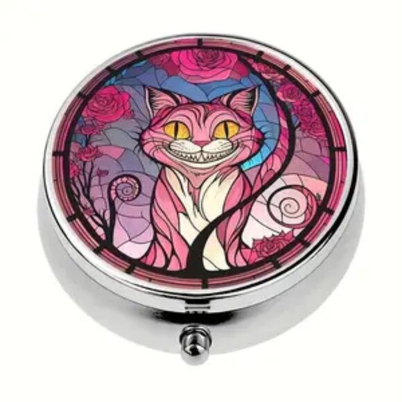 1pc.  Big-Mouthed Cat Pill Box -  NEW - Picture 1 of 2